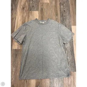-Athletic Top Short Sleeve By 7 Diamonds by In Grey, Size: L StretchFit