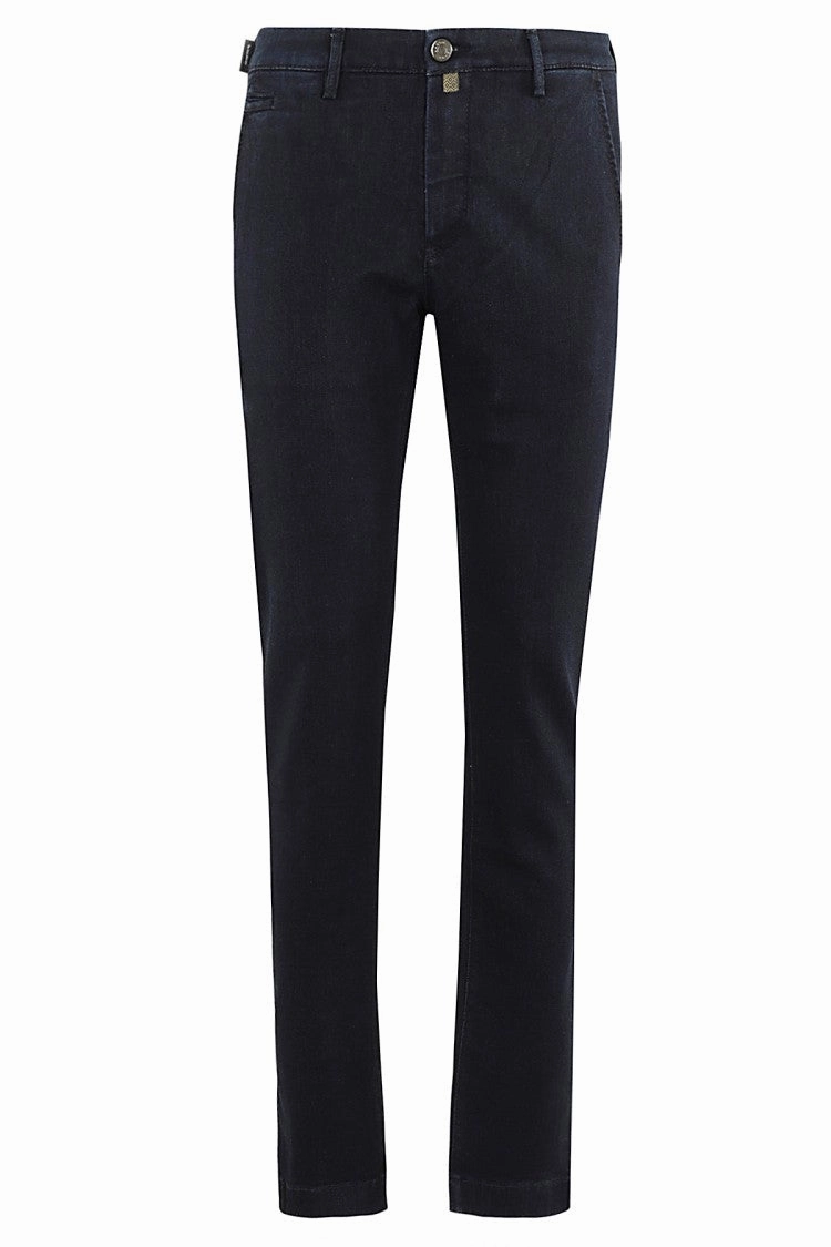 10-Ounce Dark Blue American Pocket Jeans Fashion friendly