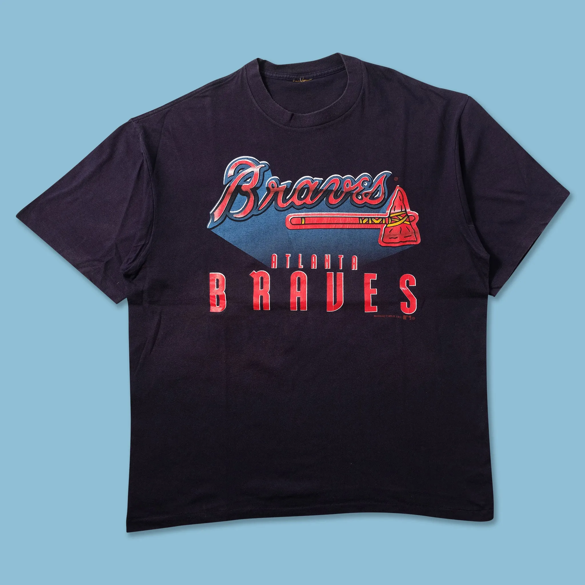 Travel Comfort Versatile Style 1991 Atlanta Braves T-Shirt XXL