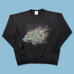 1991 Motorcycle Sweater Small Brand Name Oversized Design