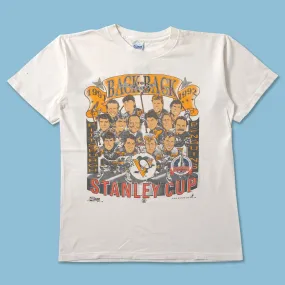 soft fit 1992 Pittsburgh Penguins T-Shirt Small