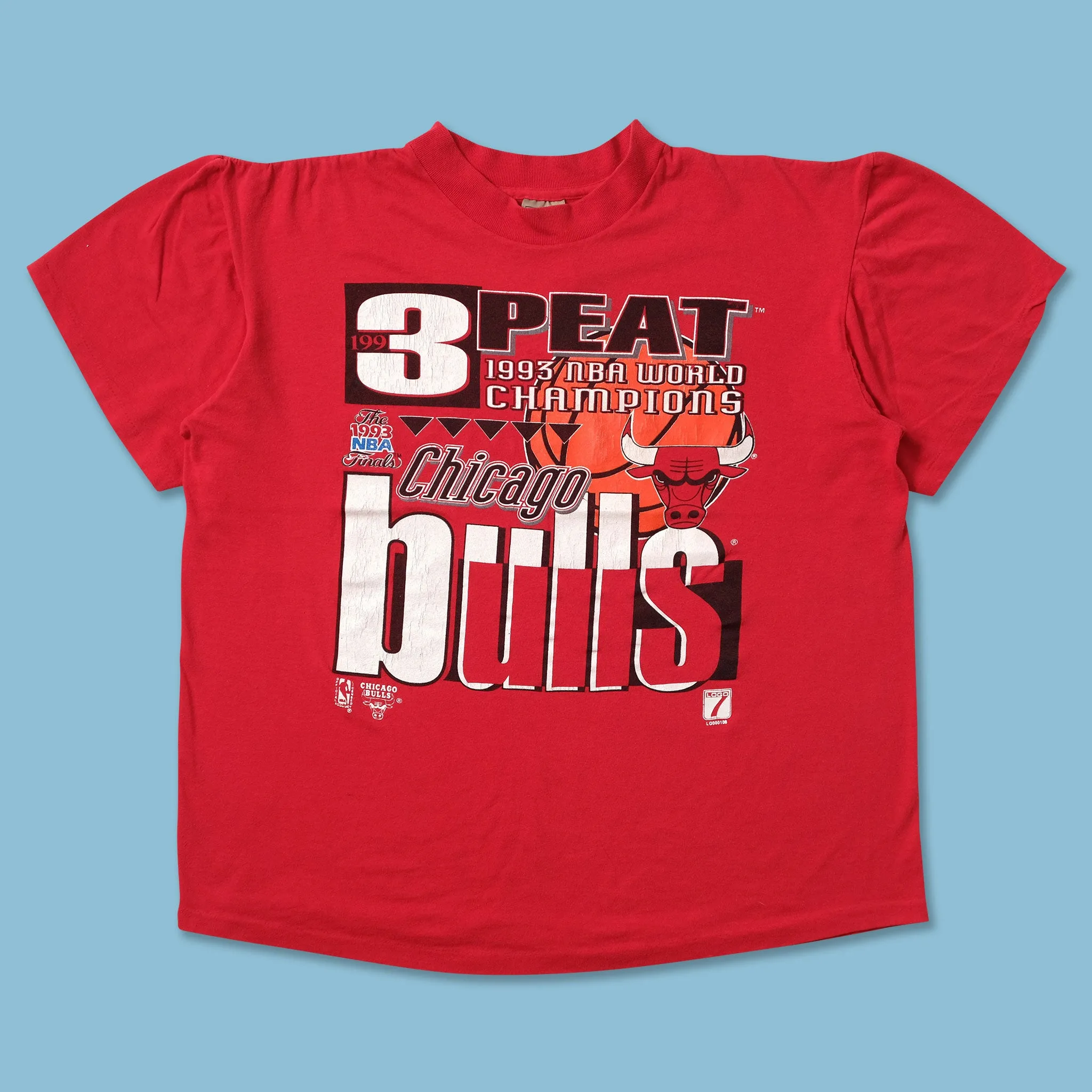 Comfortable and Chic BioBased Fibers 1993 Chicago Bulls T-Shirt Small