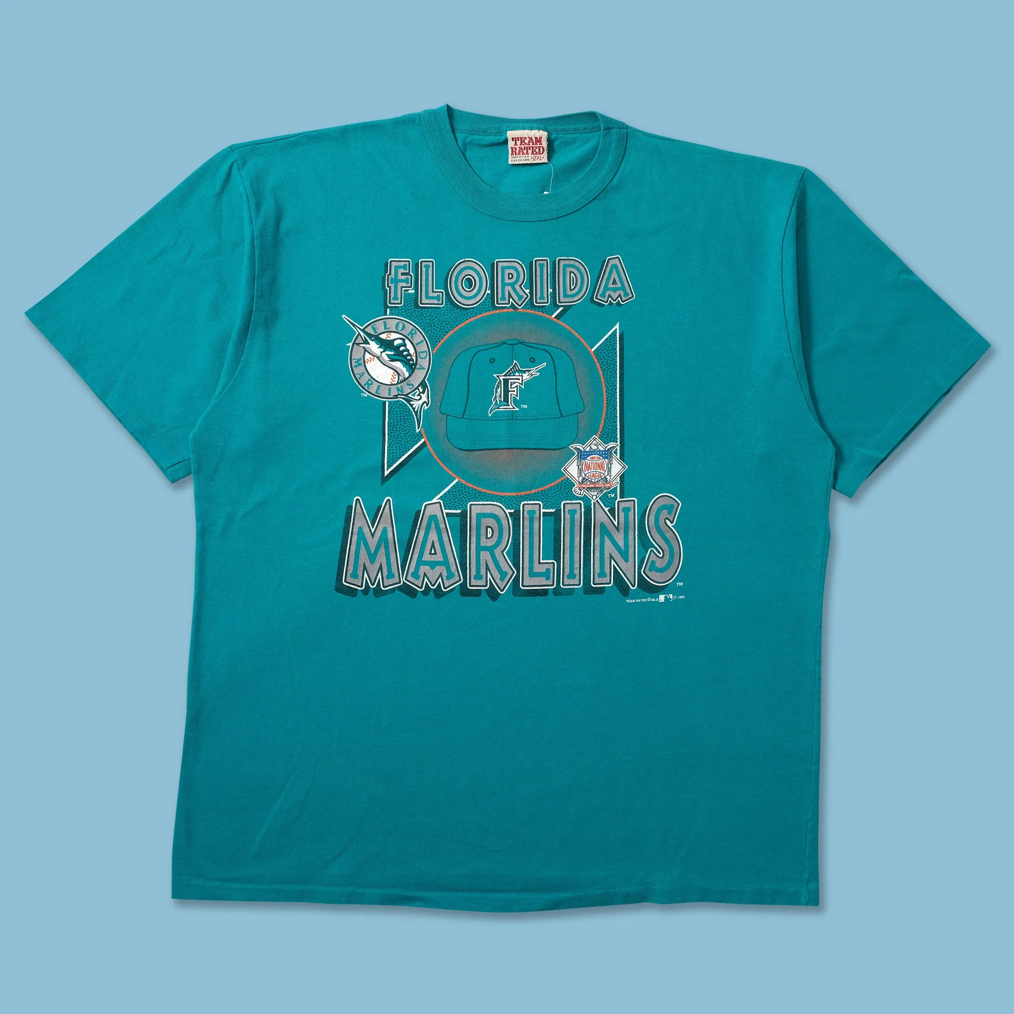 1993 Florida Marlins T-Shirt XXL Universal Silhouette