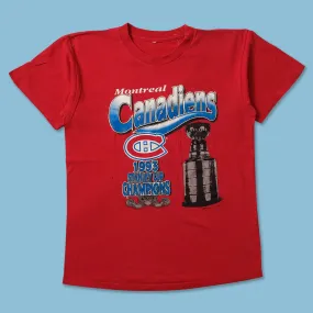 Scoop neck 1993 Montreal Canadiens T-Shirt Medium