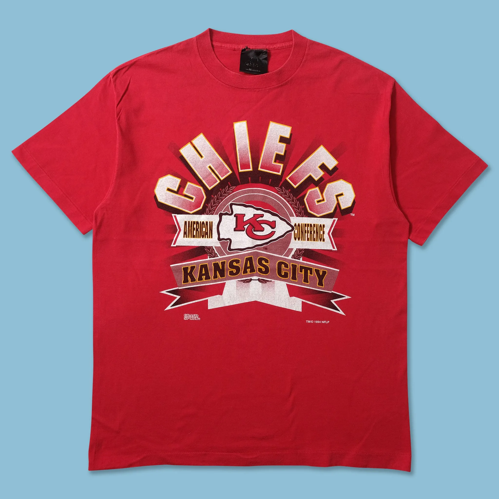 1994 Kansas City Chiefs T-Shirt XLarge Layering Piece Everyday Comfort