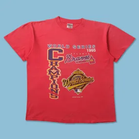 1995 Atlanta Braves T-Shirt XLarge Everyday Style Chilly Style