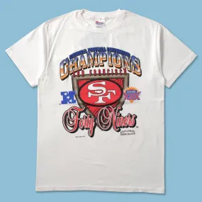 1995 San Francisco 49ers T-Shirt Small Outdoor Wear Recommended