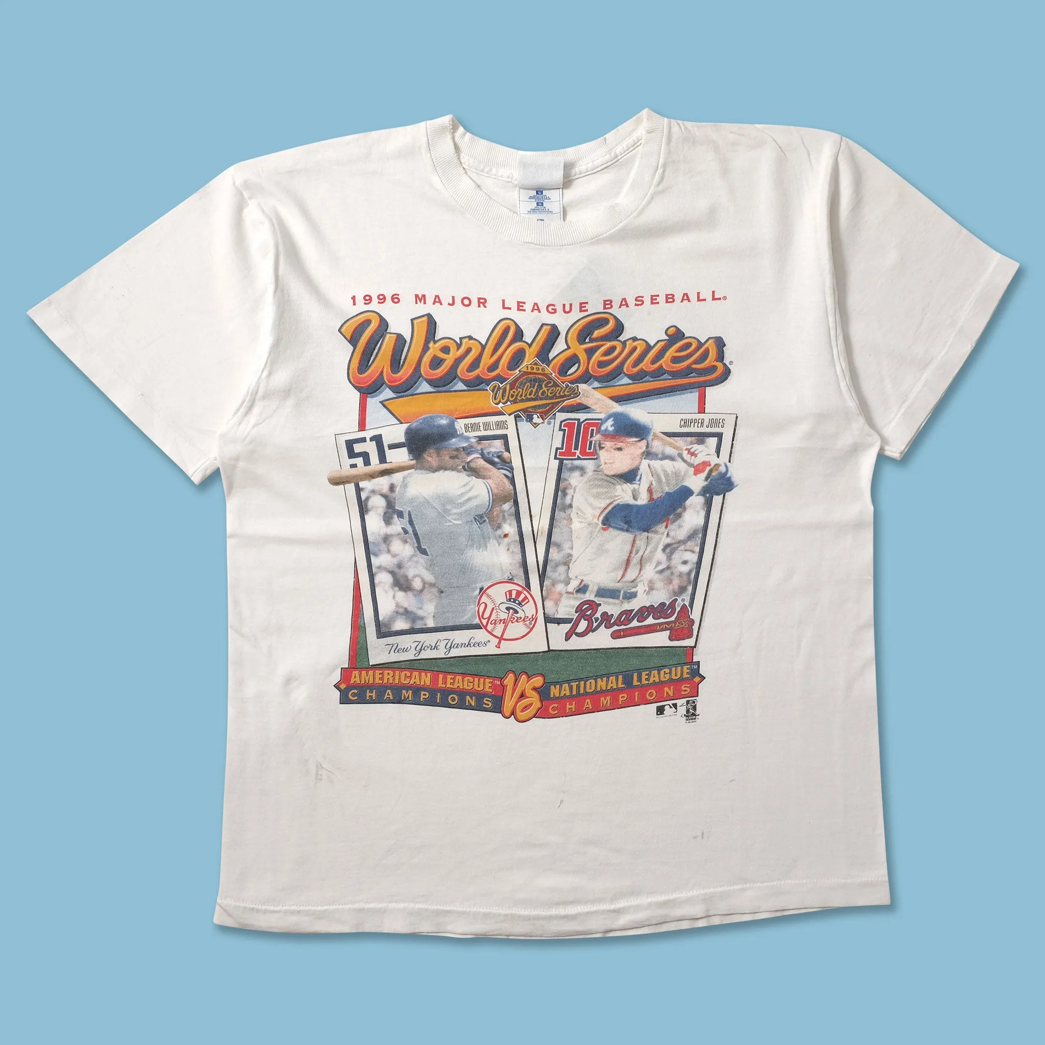 1996 MLB World Series T-Shirt Medium athletic style