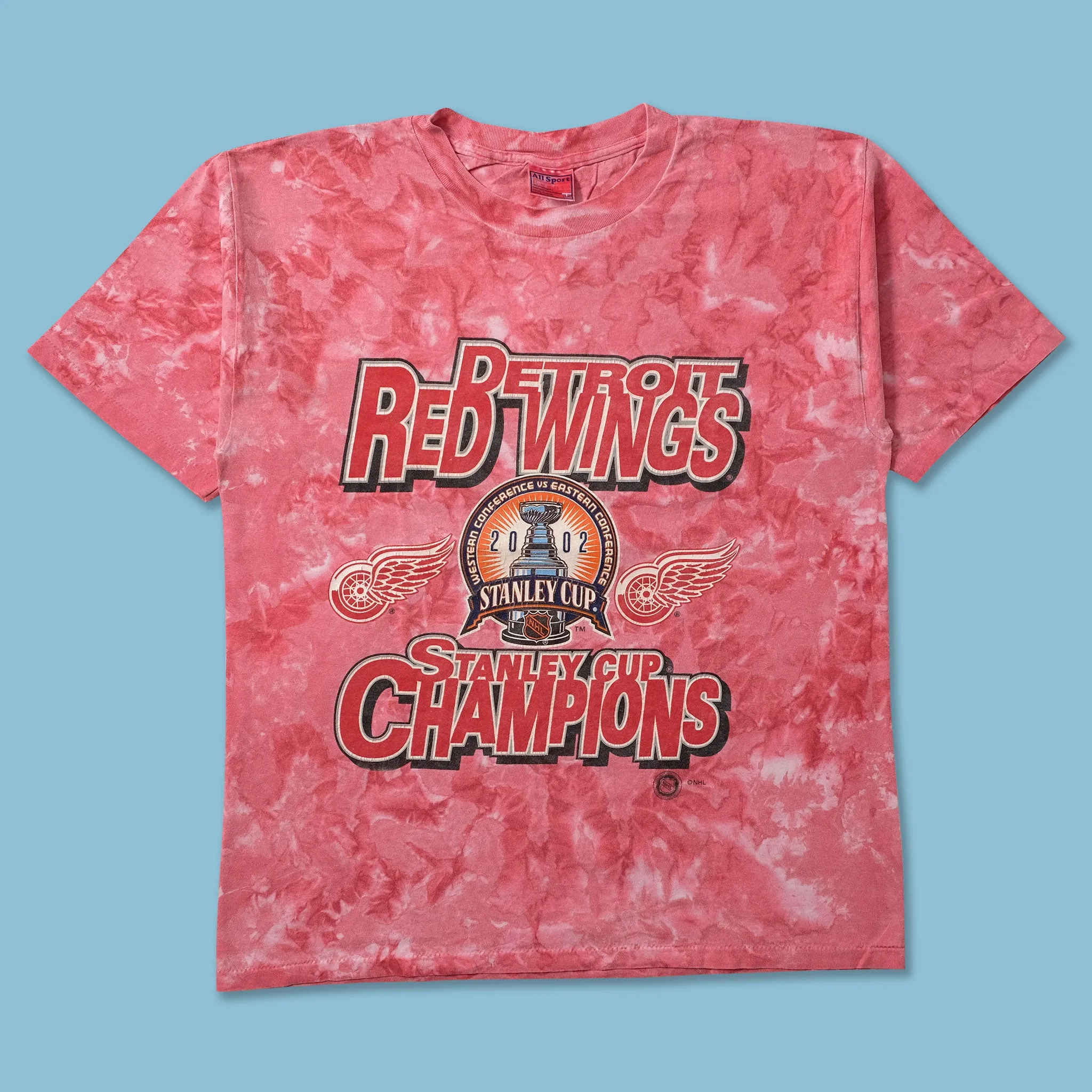 2002 Detroit Red Wings T-Shirt Medium Minimal Look