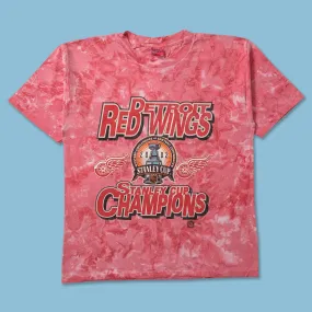 2002 Detroit Red Wings T-Shirt Medium Comfortable Casual Simple Chic