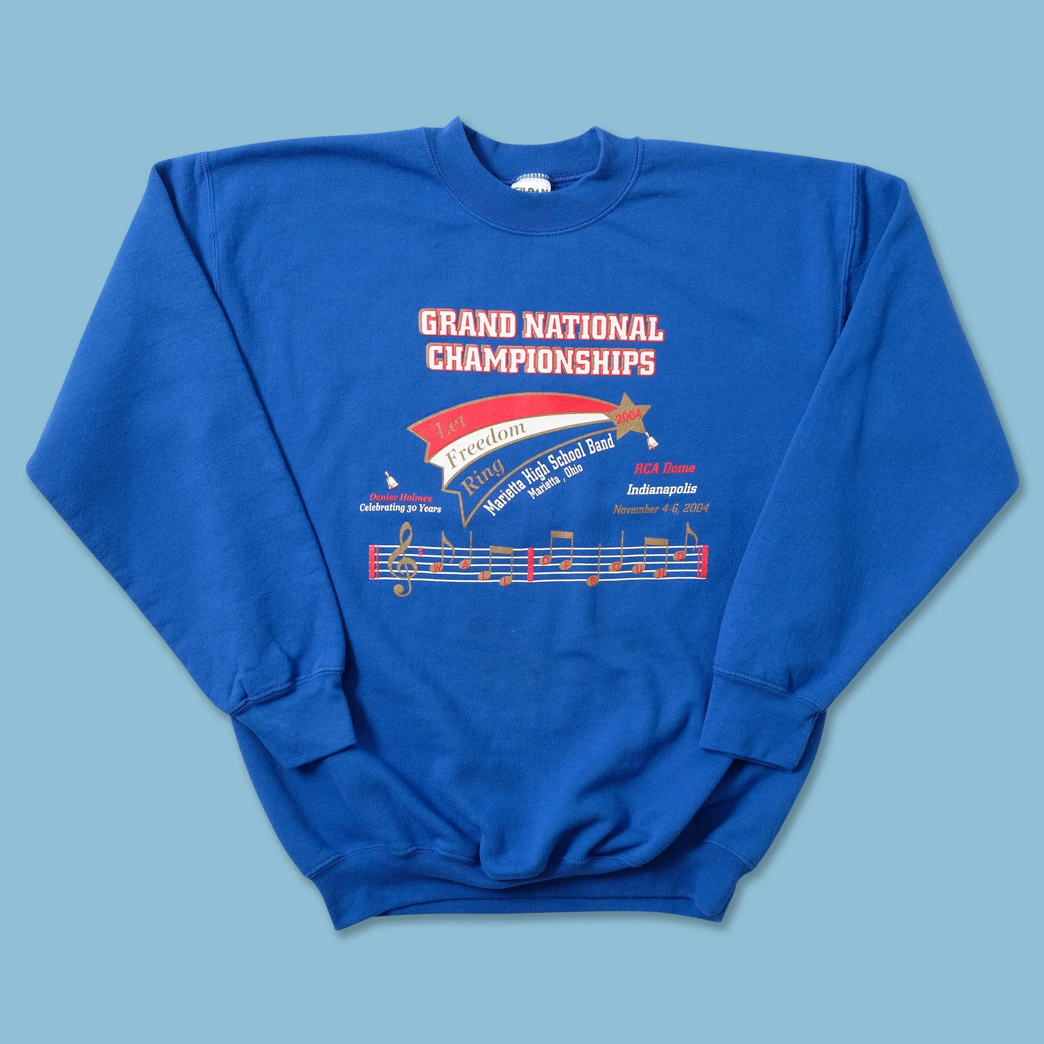 product high end luxury Side Pockets 2004 High School Band Sweater Medium