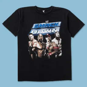 Snug fit Durable Collar Construction 2014 WWE Smack Down T-Shirt Small