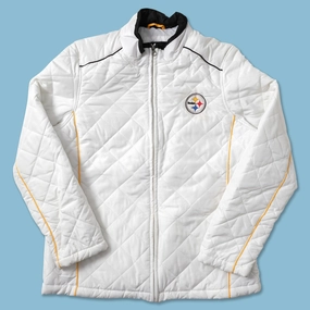WeatherproofZipper Women's Pittsbrugh Steelers Padded Jacket Medium