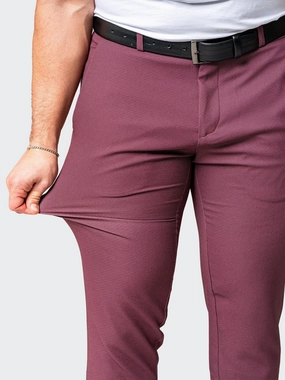 4-Way Stretch Pants Dot Red Simple Wear Calm Aesthetic
