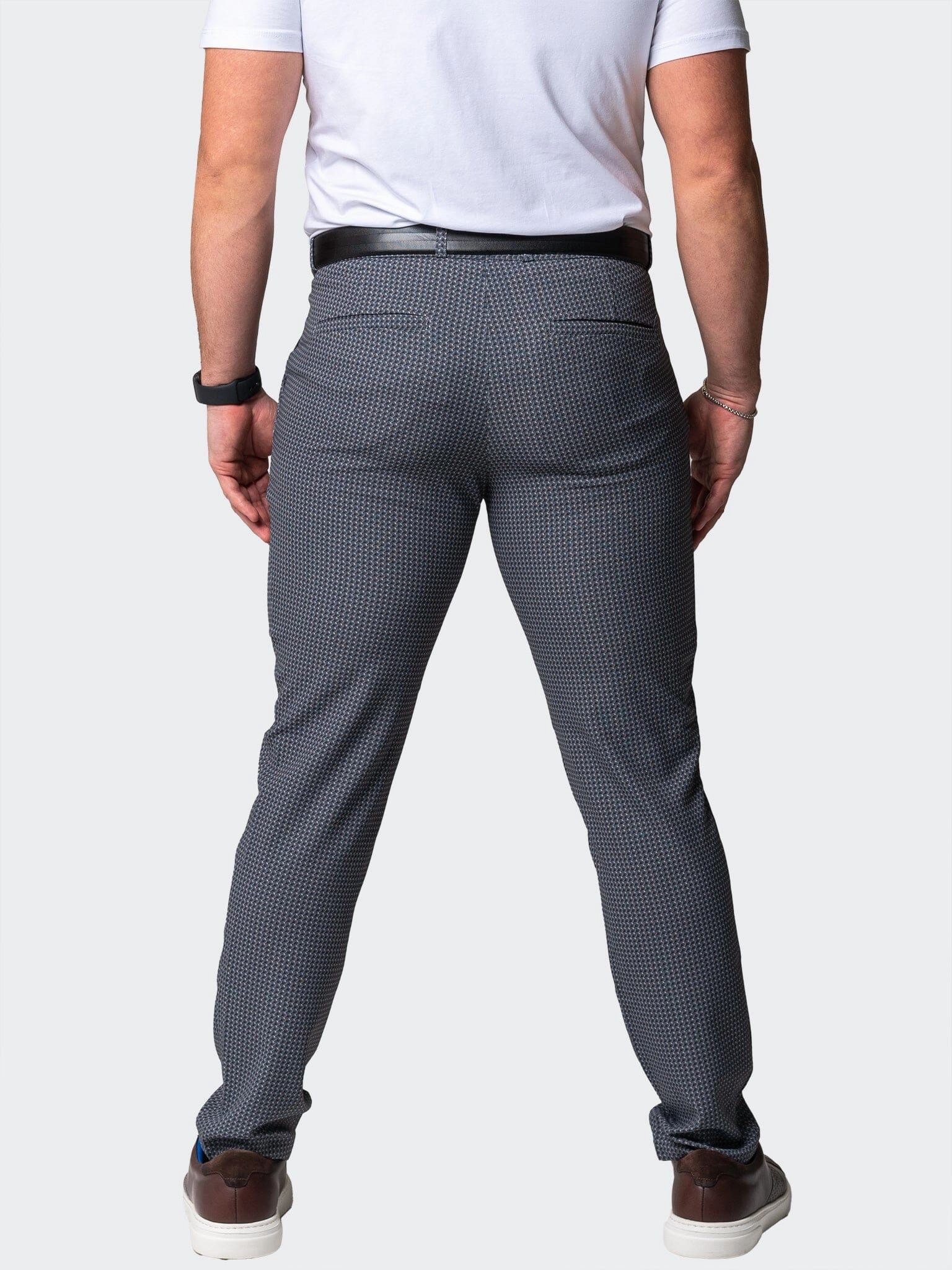 Neutral Lightweight 4-Way Stretch Pants Pattern Grey