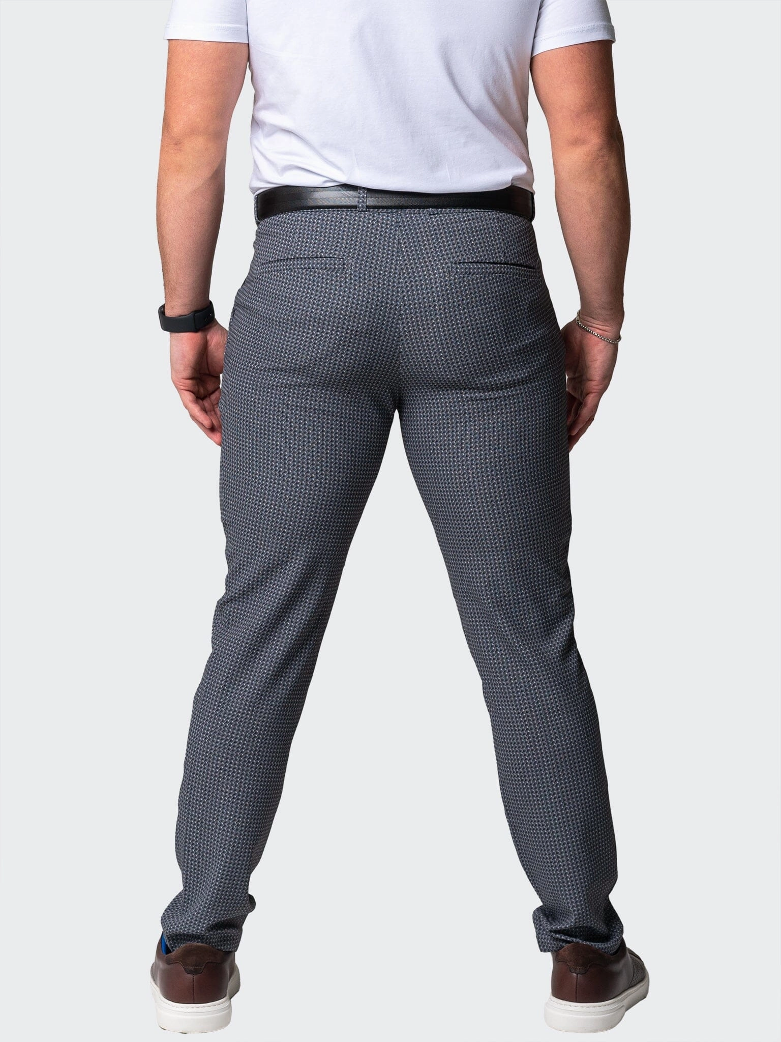 Sustainable Weekend Getaway 4-Way Stretch Pants Pattern Grey