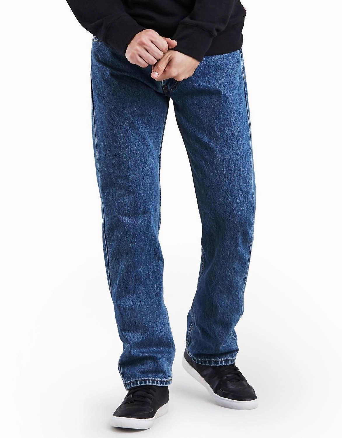 Party Look Classic Wear Fits Everyone 505 Regular-Fit Stonewashed Straight-Leg Jean In Medium Blue
