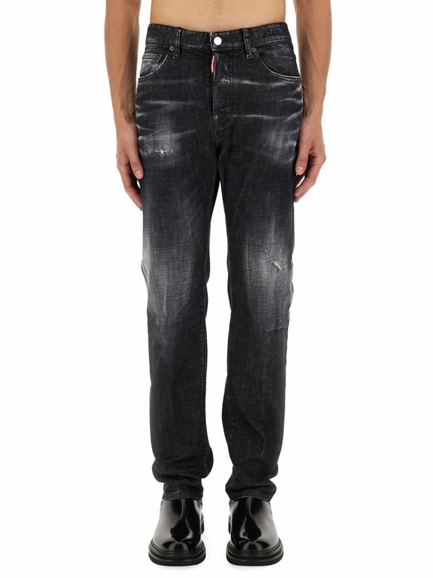 Office Wear Modern Rainy Day Minimal Fading 642" Jeans