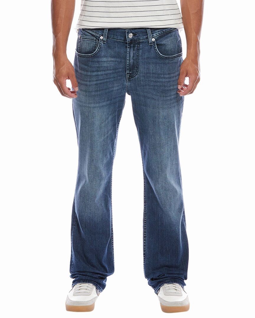 7 For All Mankind Brett Pasadena Straight Jean Laser Cut Edges