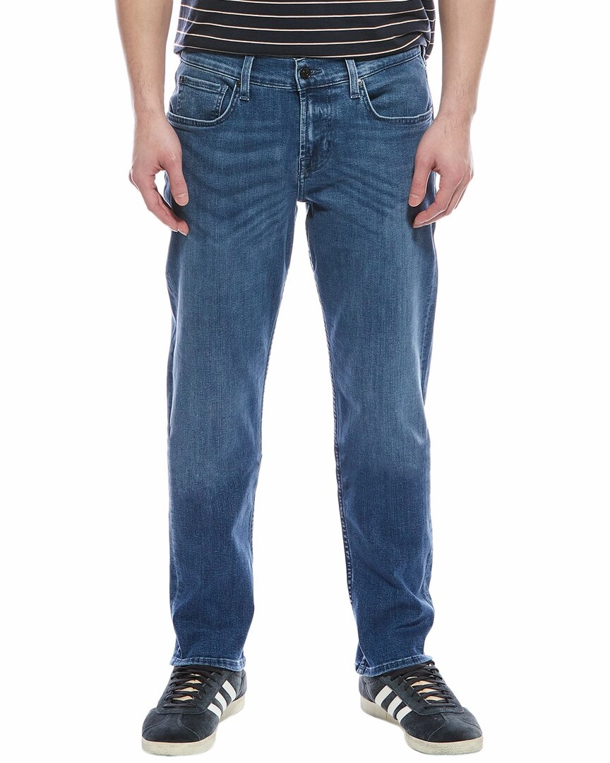 7 For All Mankind Comfort Luxe Mid Blue Slim Tapered Jean Base Layer Artist Vibe Durable