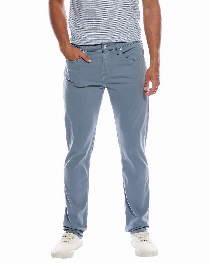 Relaxed Style City Walk Trend Setter fresh feel 7 For All Mankind Slimmy Slim Sleepy Blue Straight Leg Jean