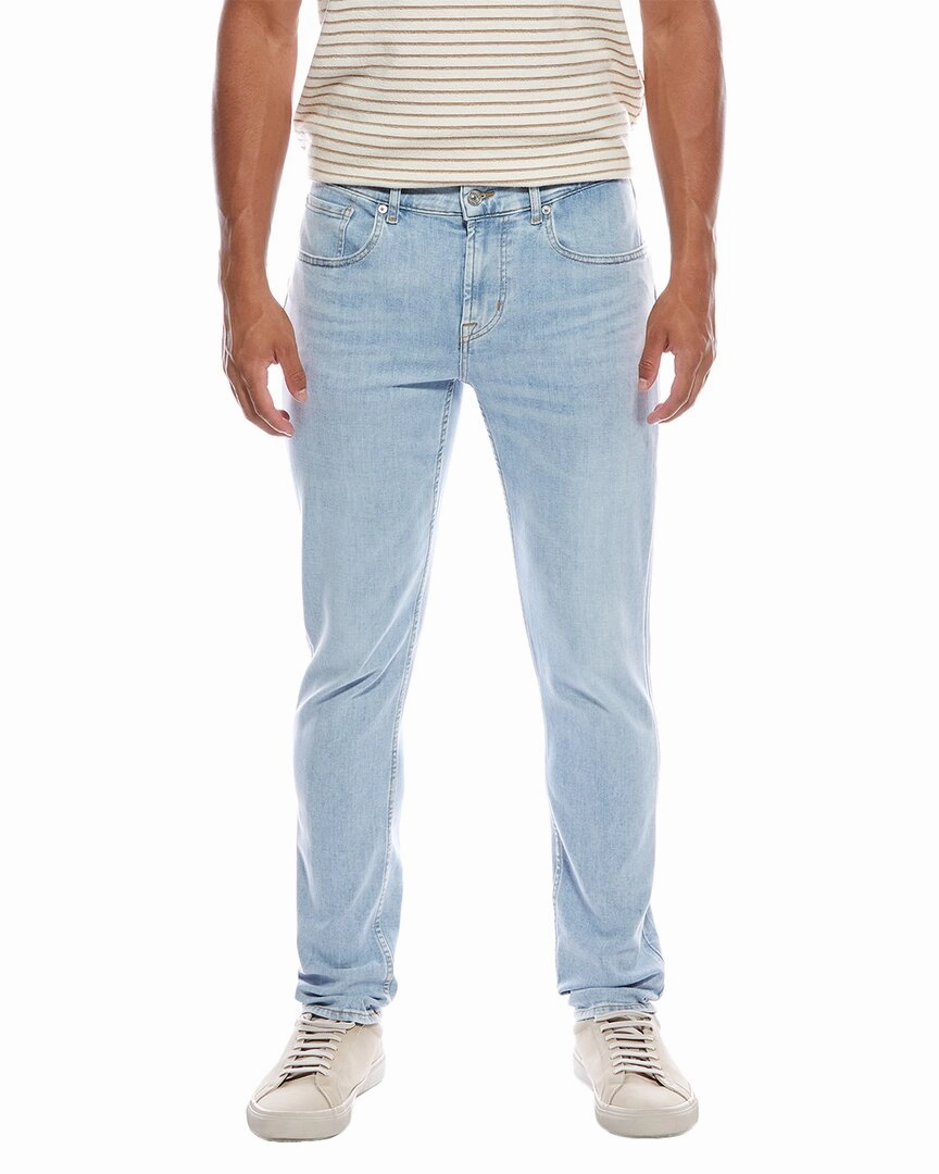 7 For All Mankind Slimmy Studio Blue Tapered Slim Jean Slim Modern Lightweight Earthy Nature Lover