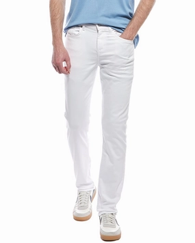 Date Night Daily Wear 7 For All Mankind Slimmy White Modern Slim Jean