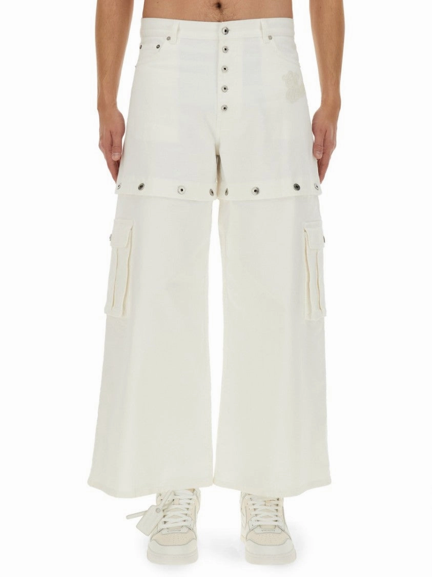 90'S Super Baggy Jeans Non Restrictive Cut Simple Layers