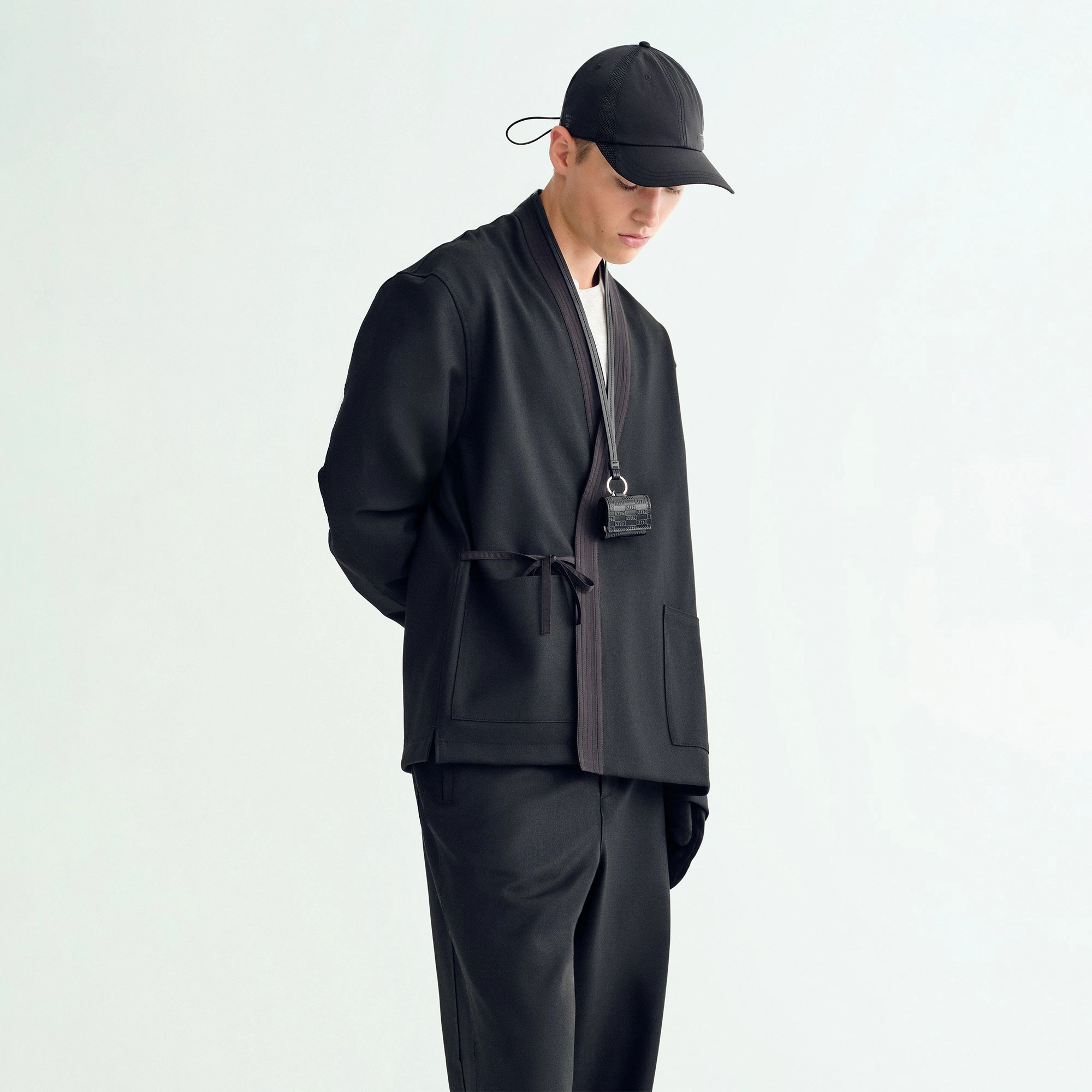 Travel Commuter Layer Contemporary Fit &Kin Double Weave Karter Gi - Black