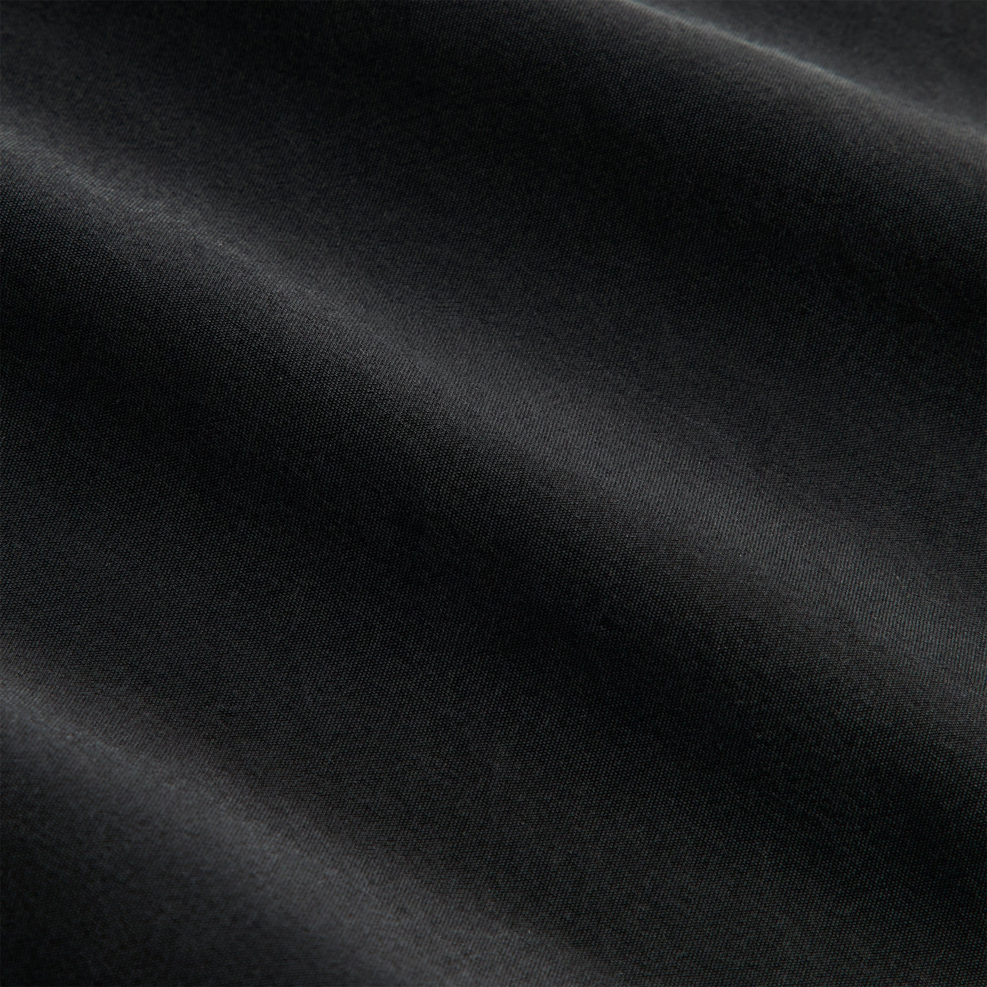 &Kin Silk Habotai Grayson Pant - Black Smooth zipper closure