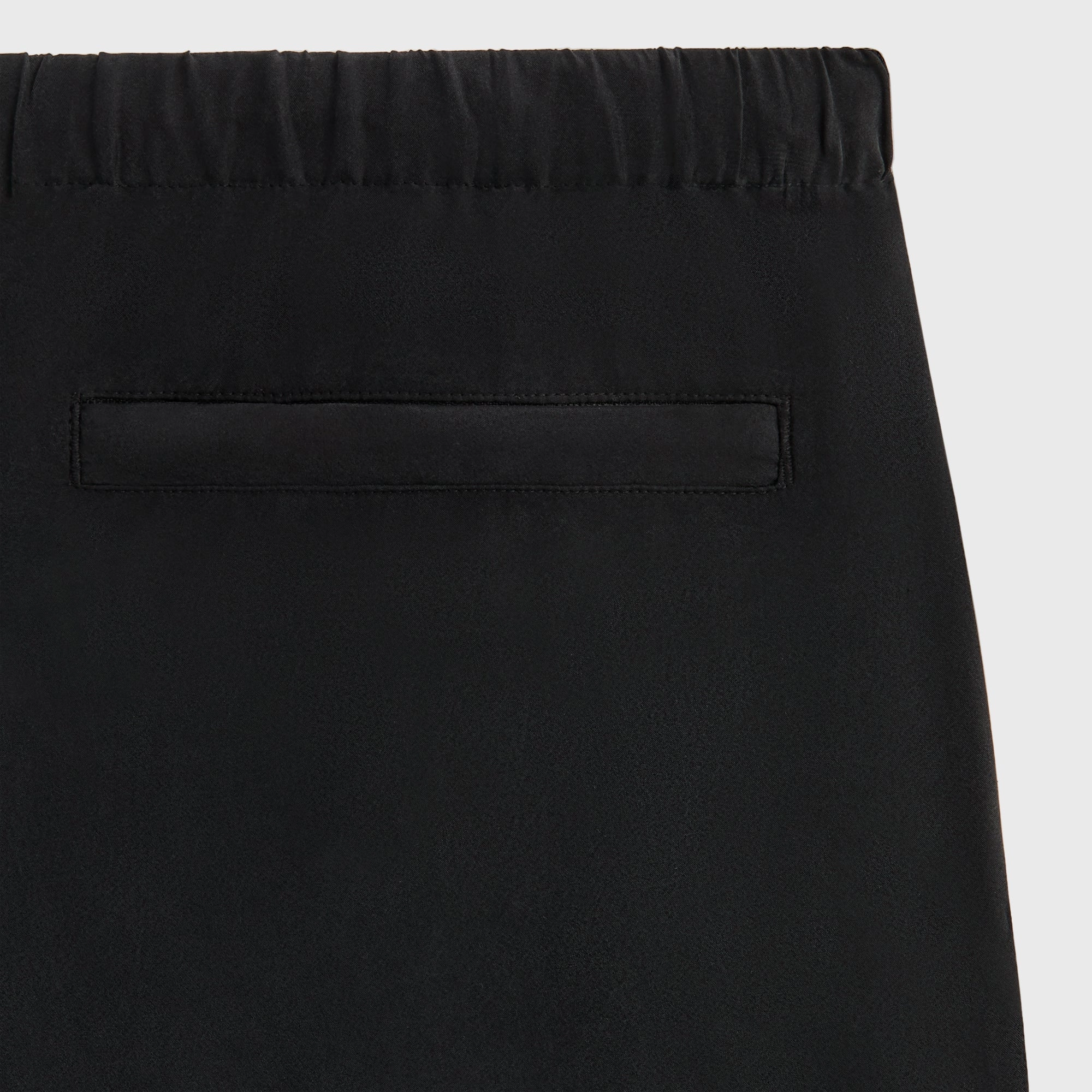Neutral Look &Kin Silk Habotai Grayson Pant - Black
