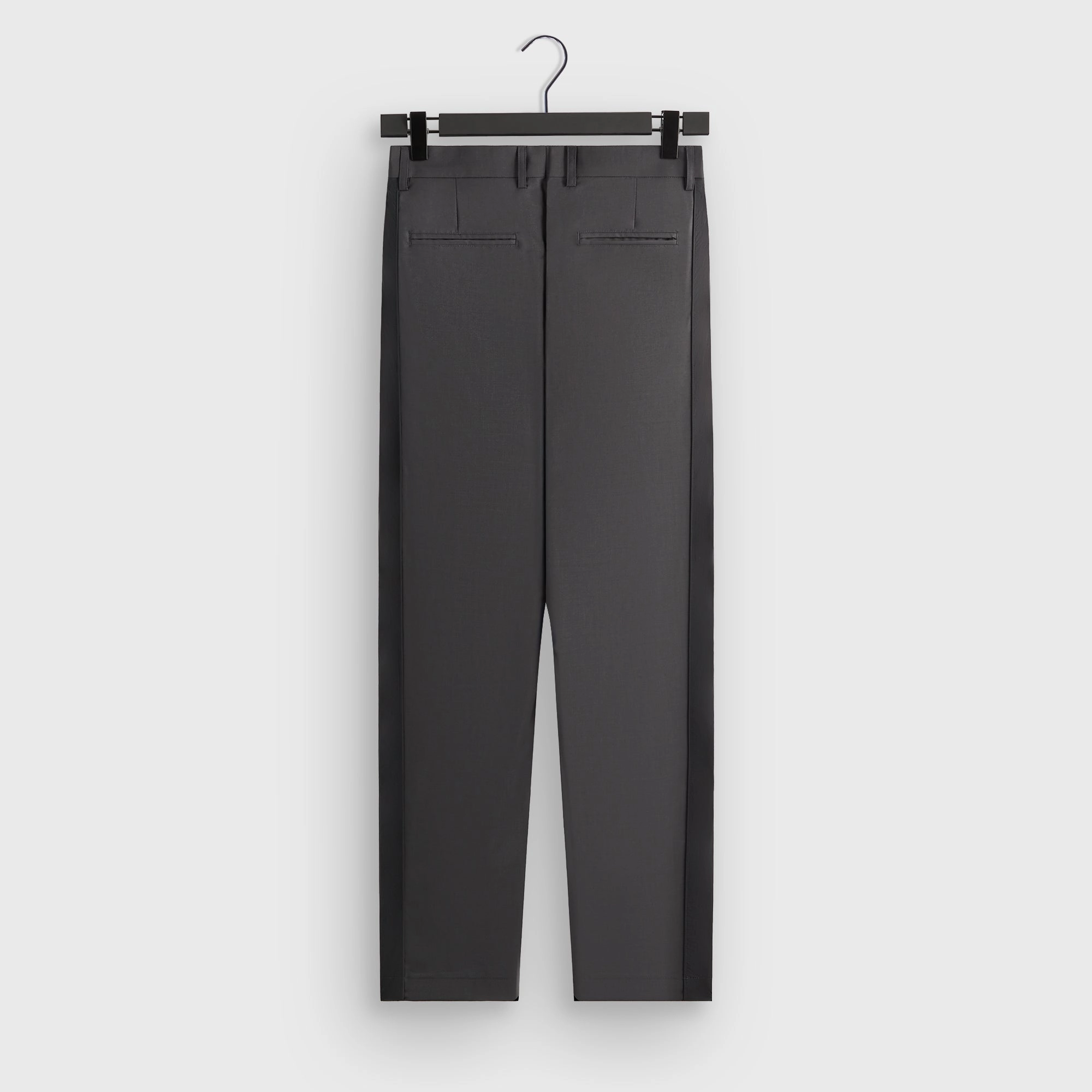 &Kin Tropical Wool Callum Trouser - Carbon Everyday Essential Durable Design