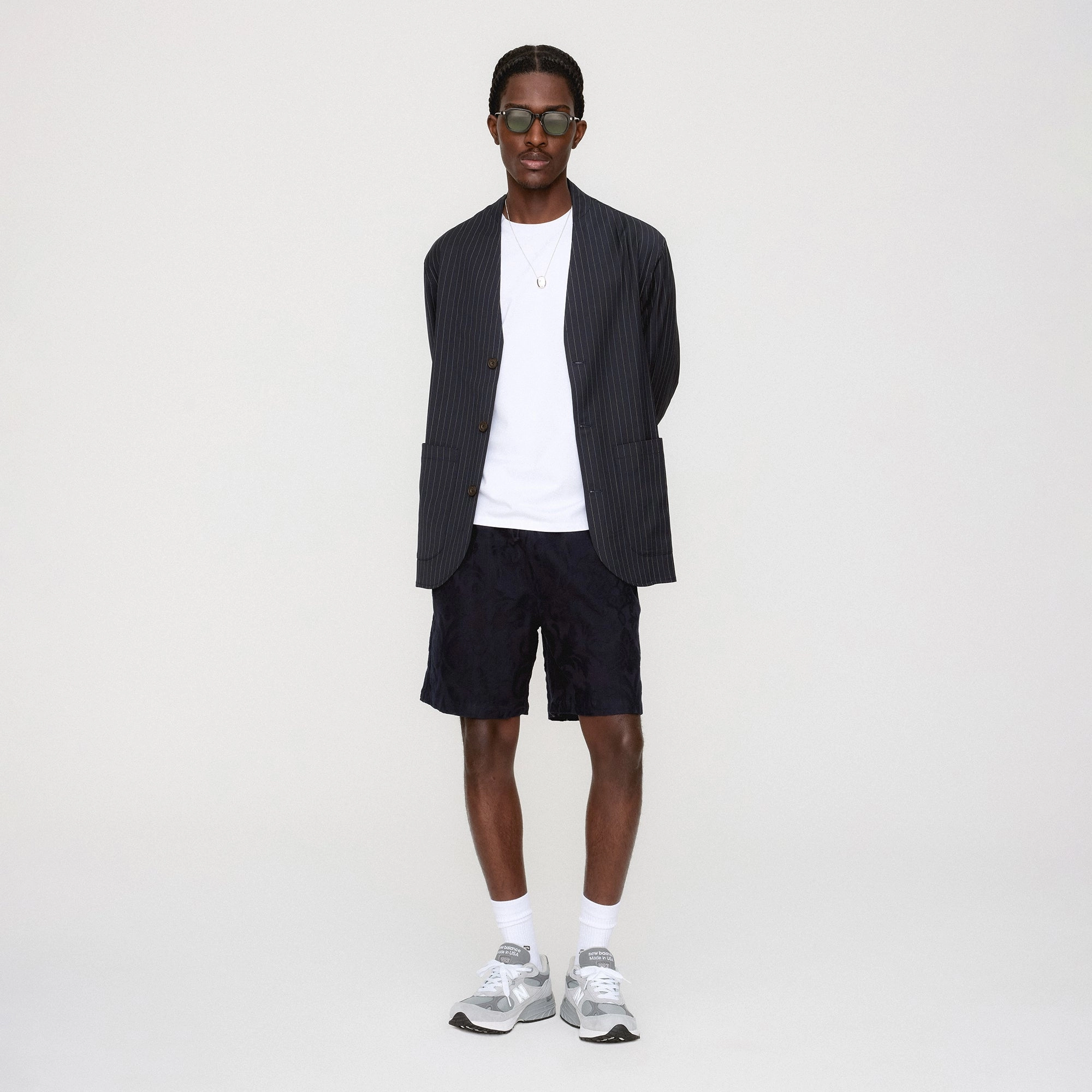Teflon coating Autumn Wear &Kin Tropical Wool Zac Blazer - Admiral