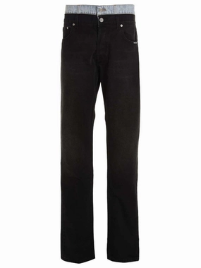 'Double Waisted' Jeans Relaxed Style Weekend Style High Quality Party Look Earthy