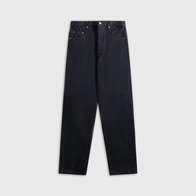 Soft Stretch Plaid detail A.P.C Jean Fairfax - Indigo