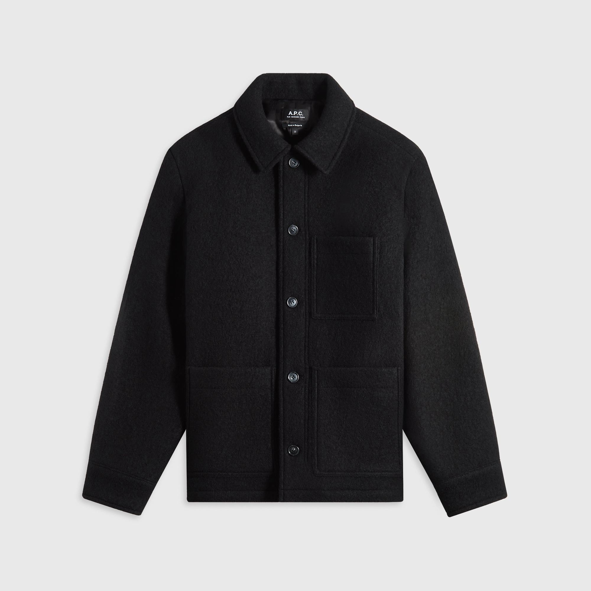 A.P.C. Veste Emile Logo Outerwear - Black Classic Urban Wear