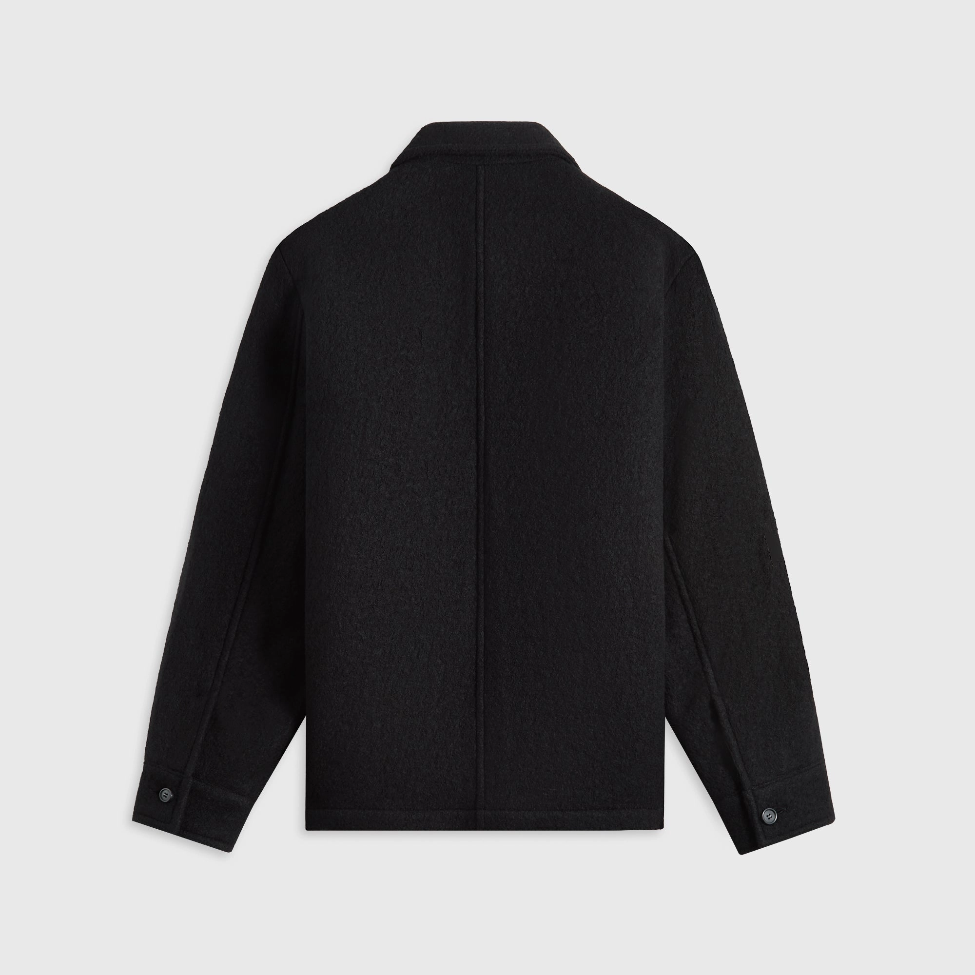 A.P.C. Veste Emile Logo Outerwear - Black Nylon Cover Heavy Duty Buckle