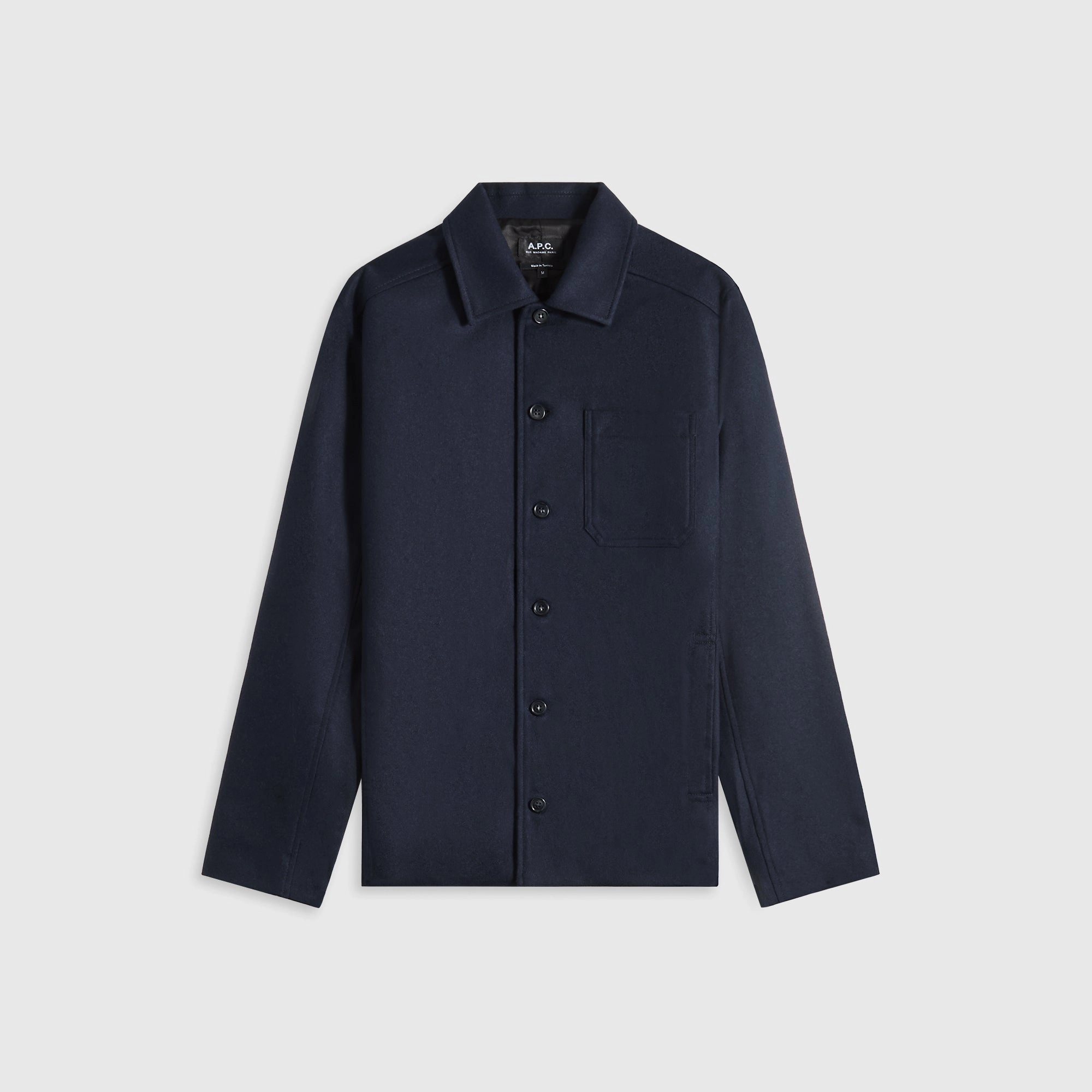 A.P.C. Veste Jamie Outerwear - Pia Heather Marine Camo Print Stretch Material