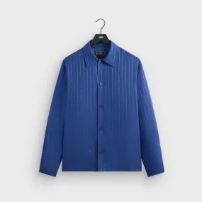 Kith Crest Logo Boxy Collared Overshirt - Bow Boho chic Classic Appeal