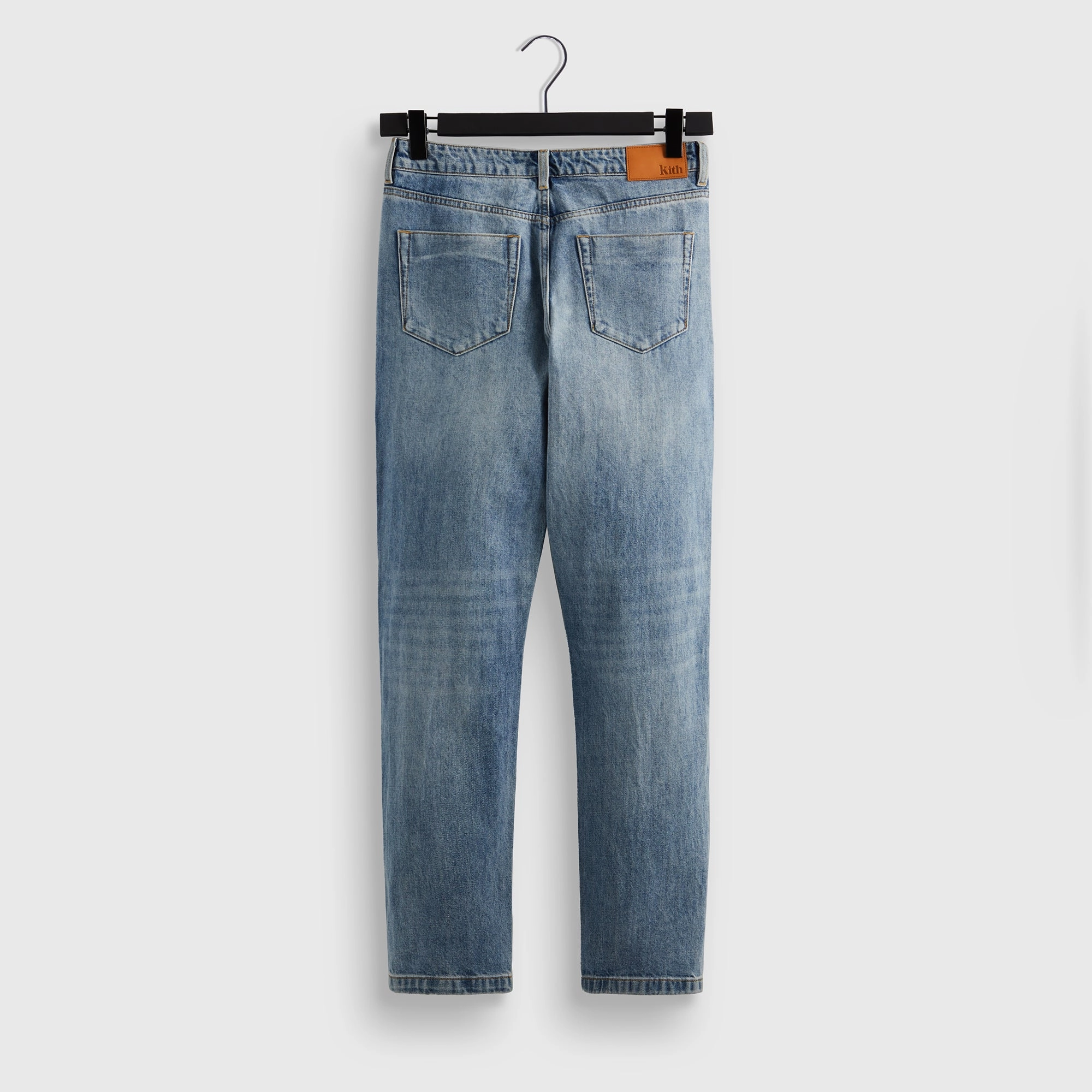 Kith Centre Straight Jean - Dark Indigo Casual Style