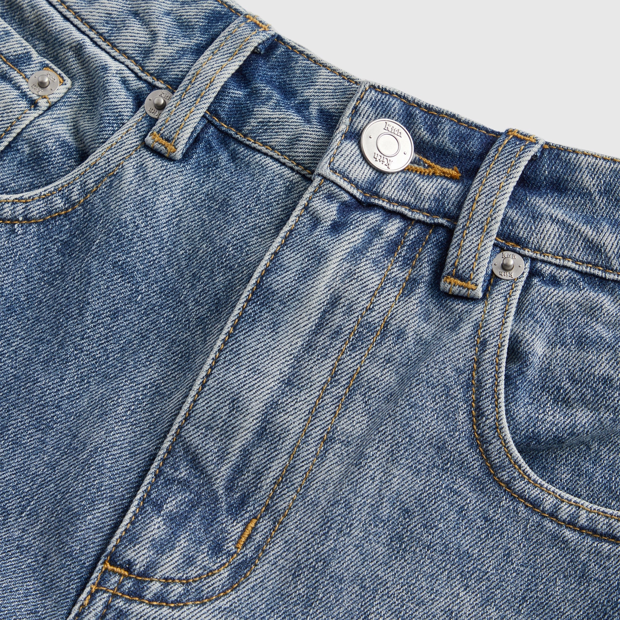 Stretchable Soft and Cozy Kith Centre Straight Jean - Dark Indigo