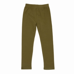 Girls Legging Boho Solid Color Recycled fibers