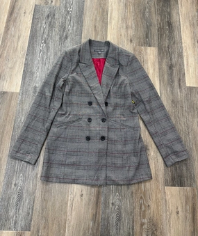 Blazer By Level 99 In Plaid Pattern, Size: M Quick Dry Feature