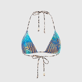 Non Absorbent Quick Dry It's Now Cool The Triangle Top - Neptune