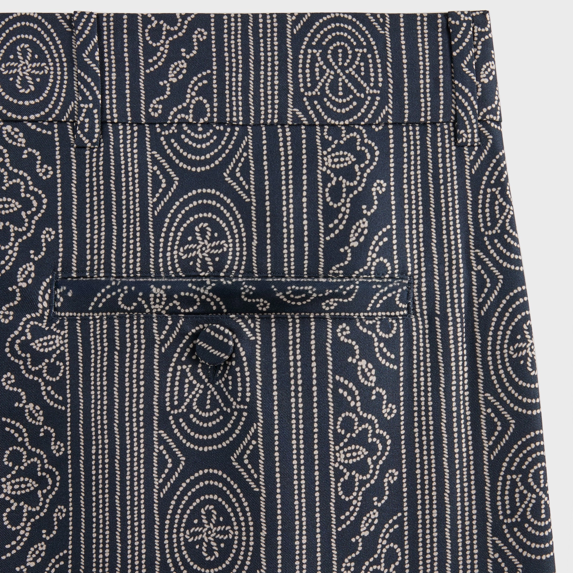 &Kin Batik Stripe Pleated Ari Trouser - Nocturnal AbrasionResistantPanels Trendy Layering