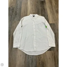 Blouse Long Sleeve By Pure Amici In White, Size: M Comfortable Style Modular Layering System