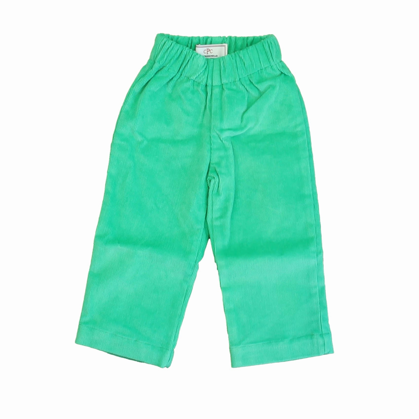 Classic Prep Boys Kelly Green Corduroy Pants Size: 9-12 Months Travel-Ready