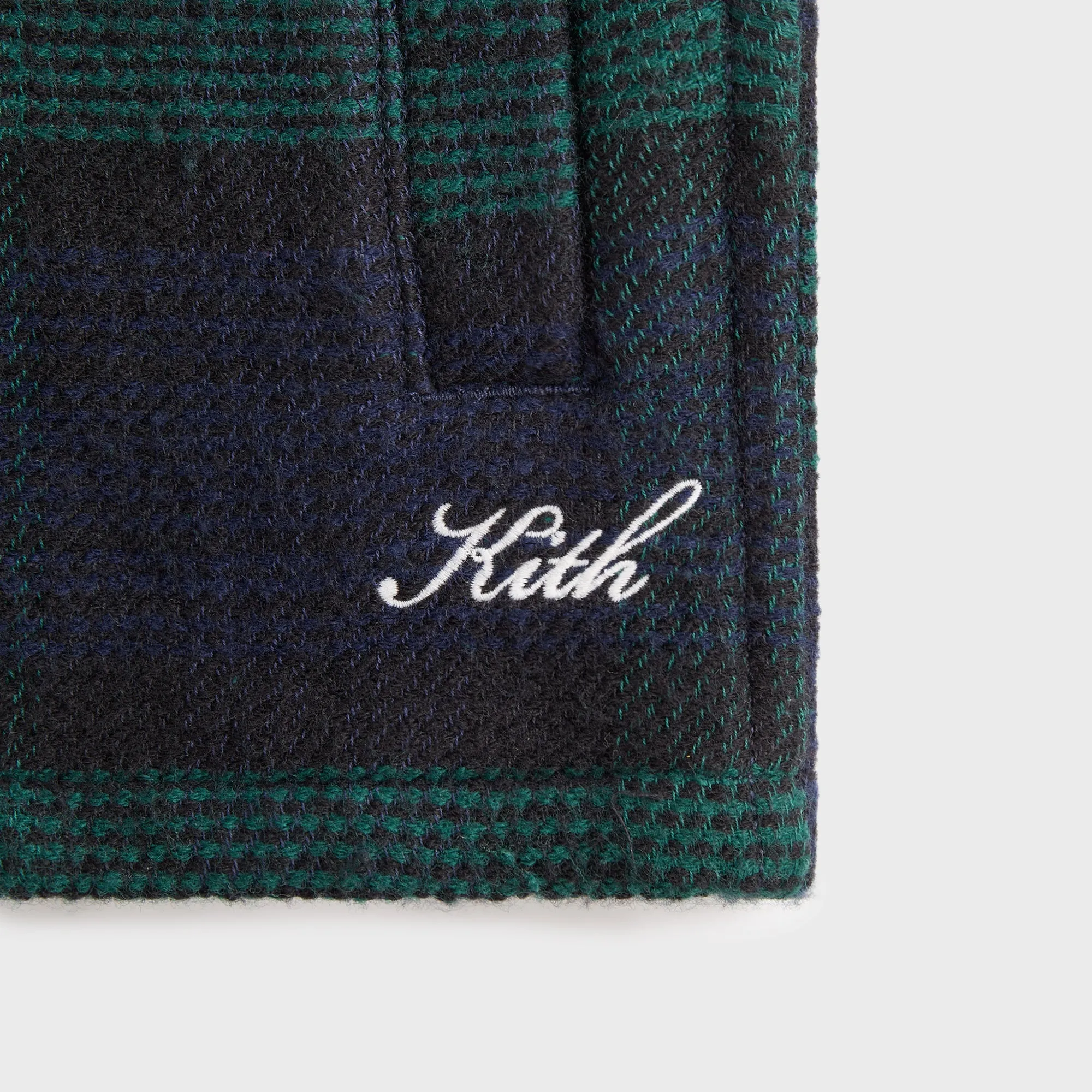 Winter Layering Kith Textured Plaid Isaiah Buttondown - Stadium