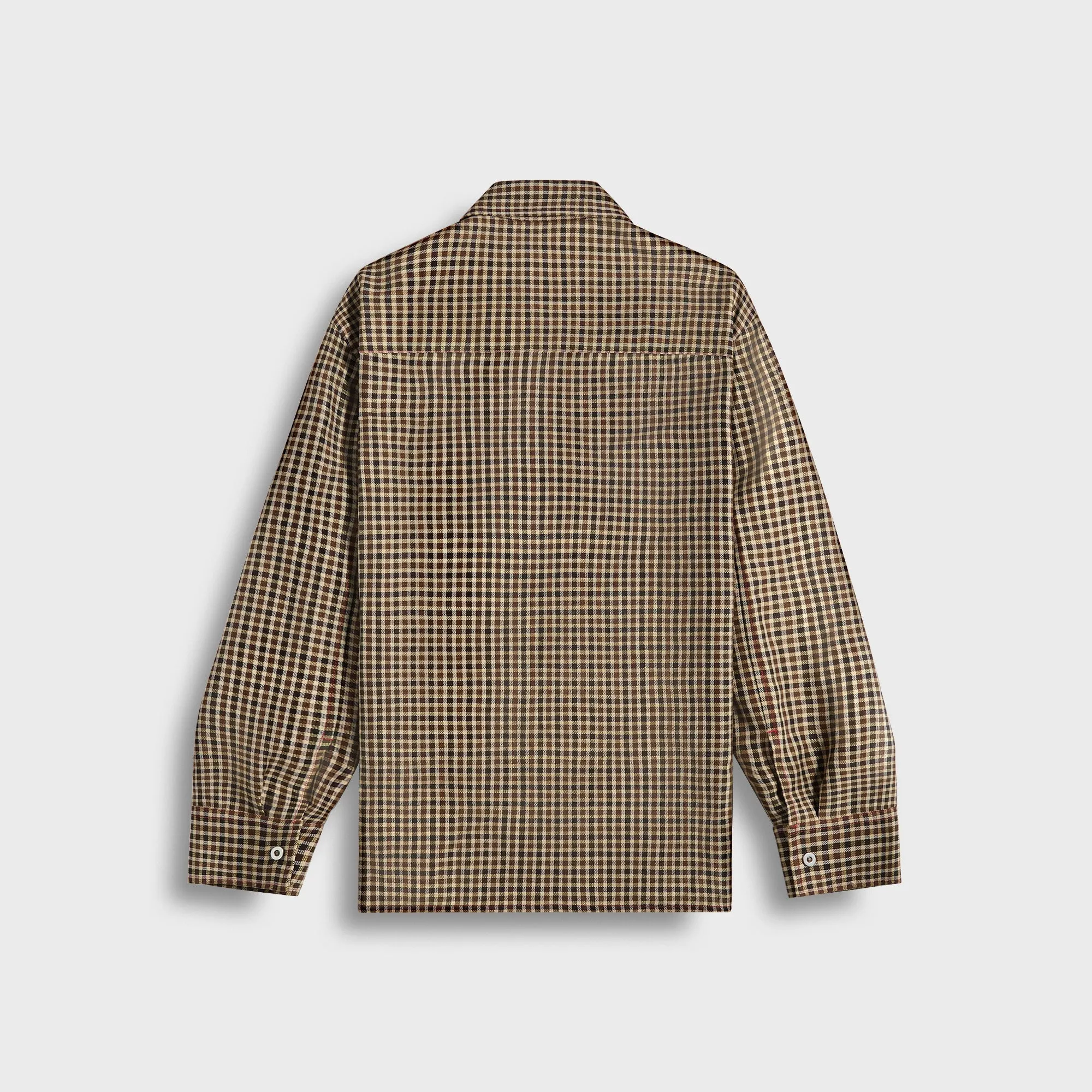Jil Sander Shirt 163 - Hazelnut Mouline Hooded Neckline Neutral Tone