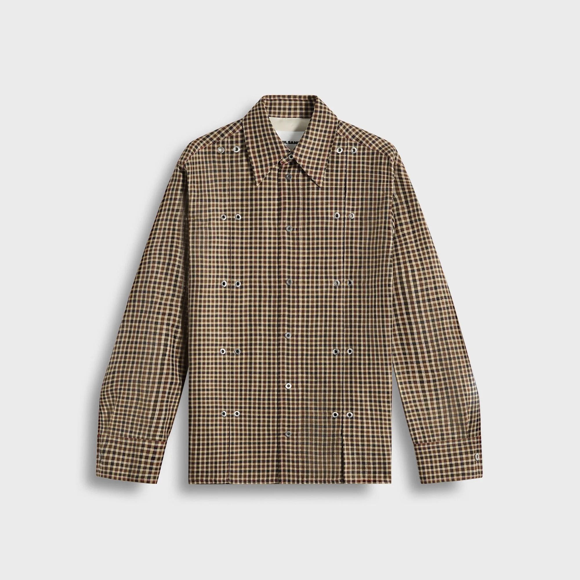 Jil Sander Shirt 163 - Hazelnut Mouline Sustainable Dye Process
